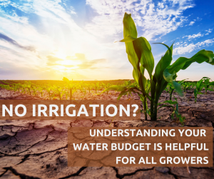 Understanding water budget for all growers