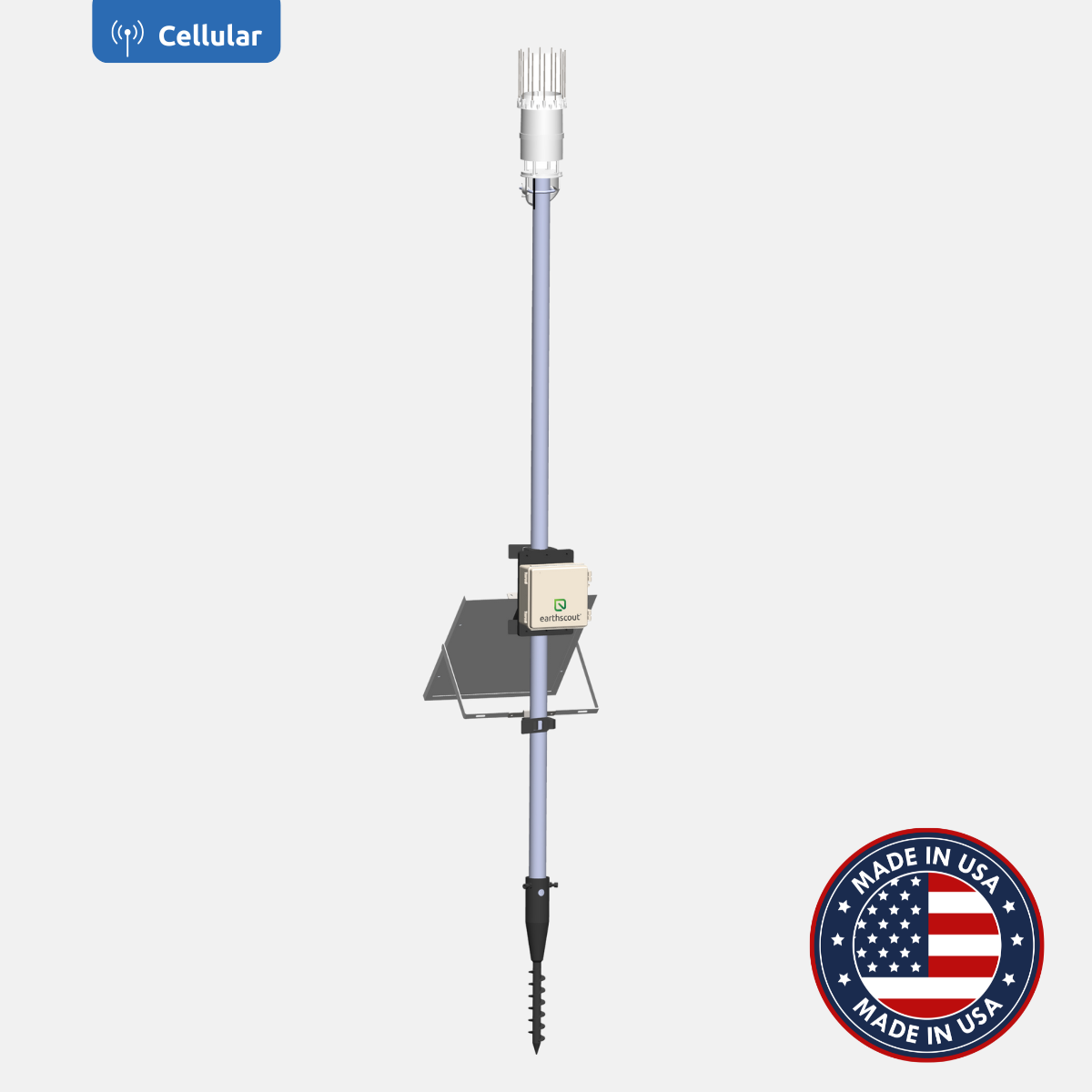 WeatherCub™ 1 Cellular Weather Station with App - No Cellular Data Fees for 5 Years