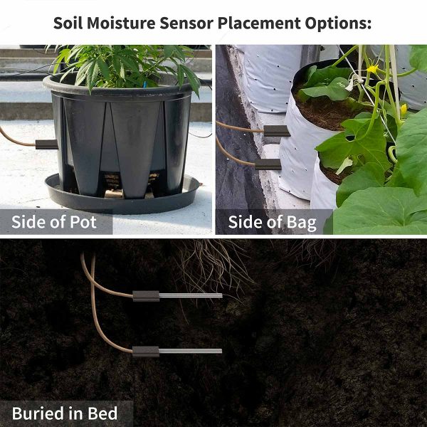 A4 Wifi Soil Moisture Sensor with Irrigation App (Greenhouse/Nursery)